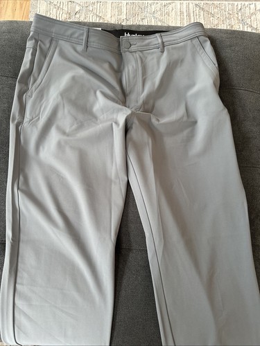 Hurley Herren Hybrid Performance Stretch Hose Grau, 36x30 Brandneu