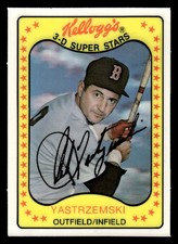 1981 Kellogg's 3-D Super Stars Carl Yastrzemski (HOF) #48 - Boston Red Sox - NM+