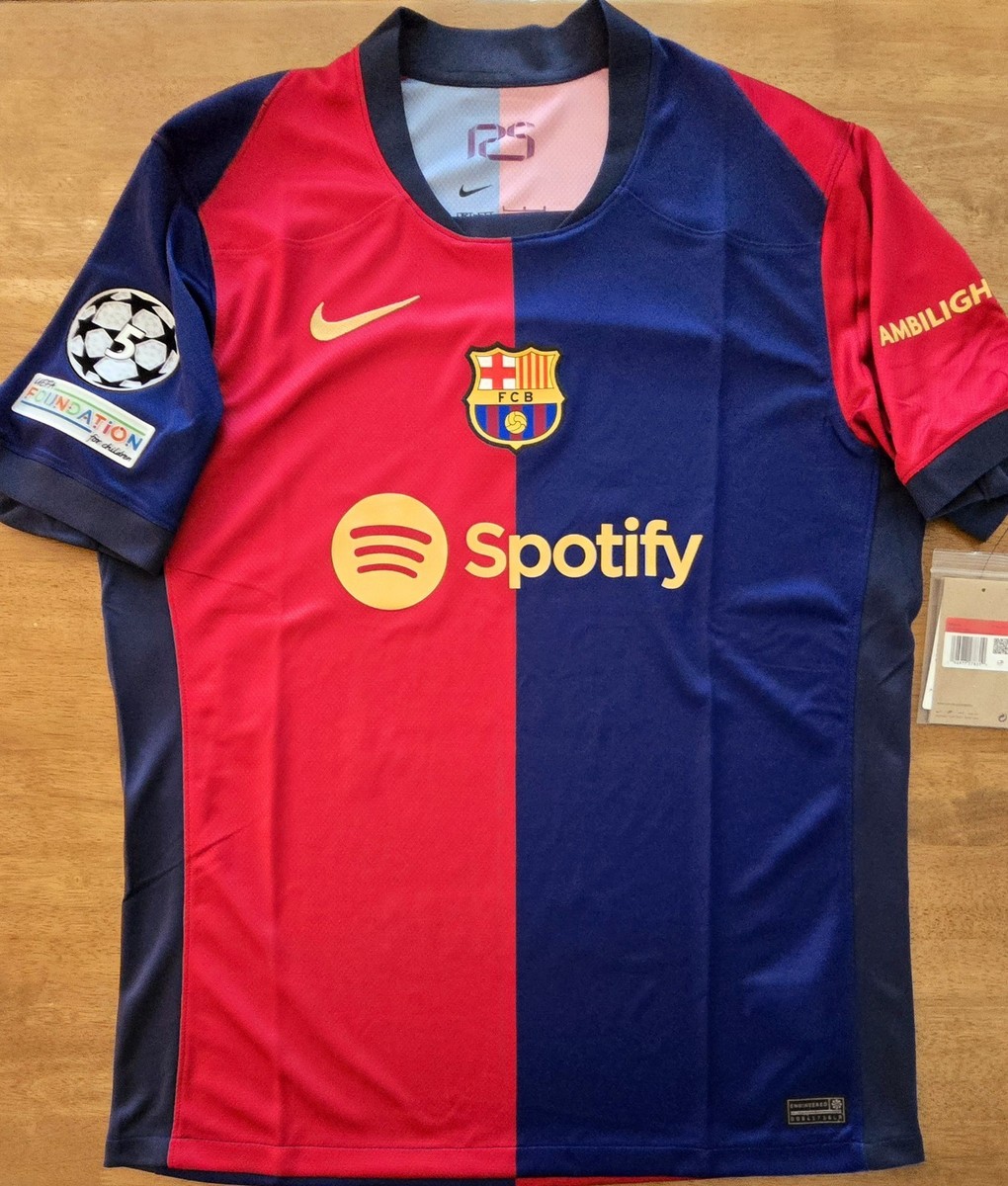 2024/25 Nike FC Barcelona #19 LAMINE YAMAL UEFA Home Soccer