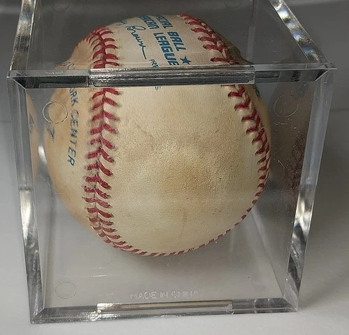 Mickey Mantle Autograph Bobby Brown Official Ball American League Baseball
