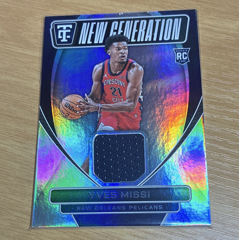 Panini 2024-25 Totally Certified Yves Missi RC Pelicans #NGJ-YVM