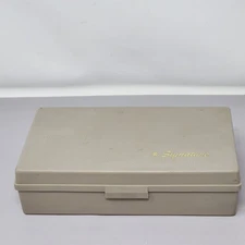 Vintage/Antique Sewing Machine Box Of Accessories And Bobbins