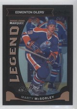 2015 O-Pee-Chee Marquee Legends Rainbow Foil Black /100 Marty McSorley #558 0c3