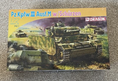 Dragon 7323 1:72 Pz.Kpfw.iii Ausf M mit Schurzen NEU mit Fotoätzung