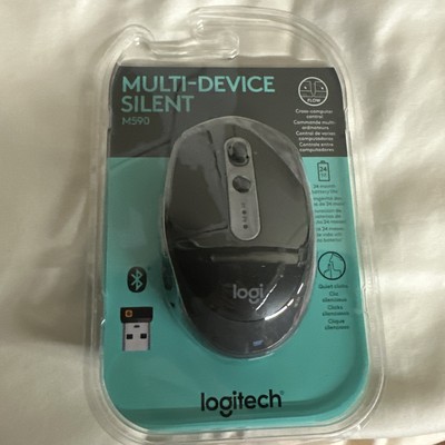 Logitech M590 Wireless Silent Mouse - Graphite Tonal