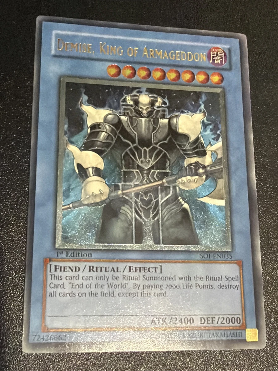 Demise, King of Armageddon Yu-Gi-Oh! TCG Individual Trading Card