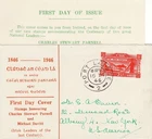 Ireland to US PORT LAIRGE 2d1/2d Parnell & Davitt Cacheted First Day Cover 1946