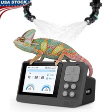 4-in-1 Reptile Misting System Timer Humidity Control 360 Adjustable Nozzles New