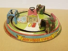 🔥VINTAGE MARX HONEYMOON EXPRESS TIN LITHO WIND UP TOY