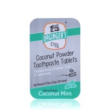Dr. Ginger's Coconut Toothpaste Tablets - Mint - 60ct