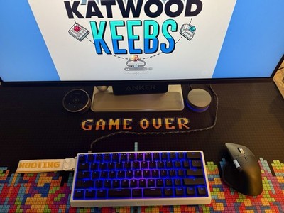 Wicked Cool Custom Wooting 60HE v2 -Split Spacebars w Silver Aluminum Case