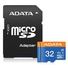 ADATA 32GB AData Premier Memory Card w/SD adapter Model AUSDH32GUICL10A1-RA1