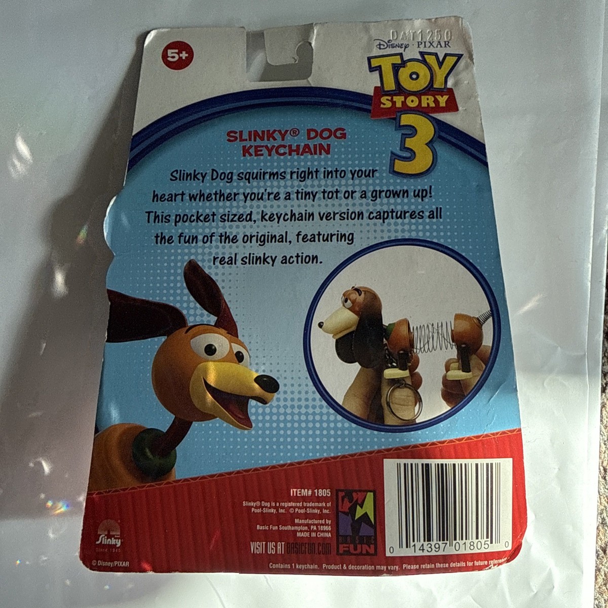 NIP Disney Pixar Toy Story 3 Slinky Dog Keychain | eBay