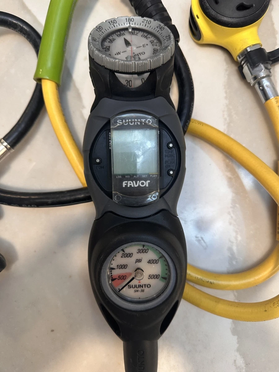 AQUA LUNG Yoke and Calypso Regulator Set with computer Scuba Diving