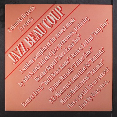 VARIOUS: jazz beau coup Columbia 12'' LP 33 RPM