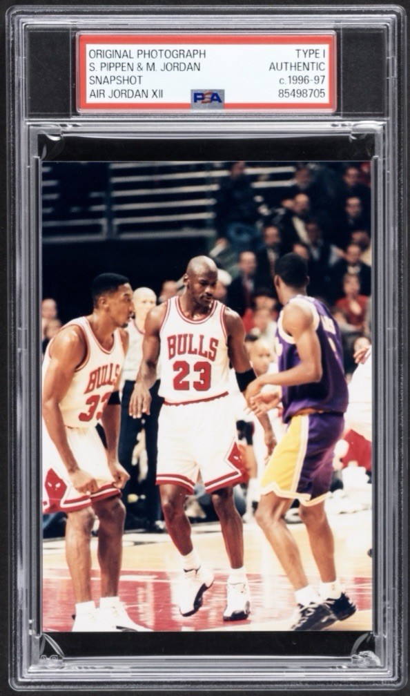 1996 MICHAEL JORDAN SCOTTIE PIPPEN “LAST DANCE” TYPE PHOTO