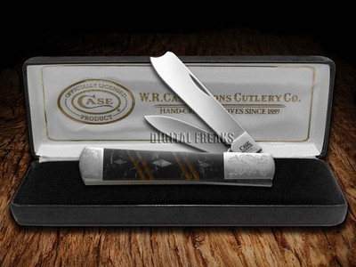 Case xx Razor Jack Diamond Black Pearl Antique Gold White Pearl 1/500 Knife