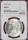 1902-O MORGAN DOLLAR NGC MS64