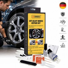 DIY Alufelgen Reparatur Kit Silber Felgenreparaturset Kratzer Risse Dellen DHL