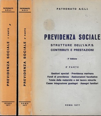 Sozialversicherung. I.N.P.S. Strukturen beiträge und leistungen zwei