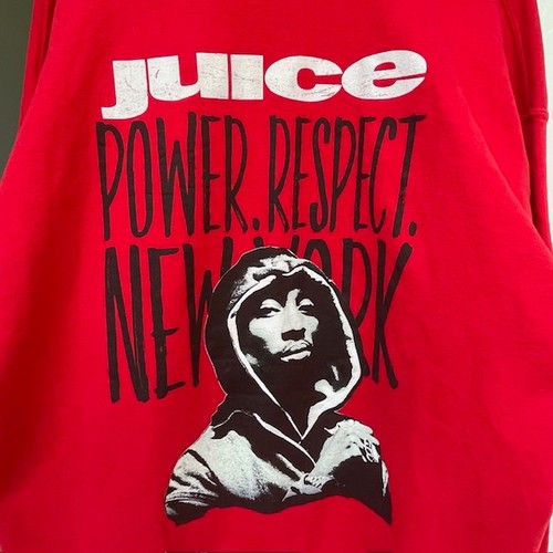 2PAC JUICE Red Men's Hoodie XL Sweatshirt Official Merch Power Respect New York - Picture 6 of 9