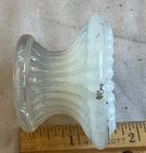 Antique Opalescent Glass Drawer Pull, Knobs - set of 5 — photo 3