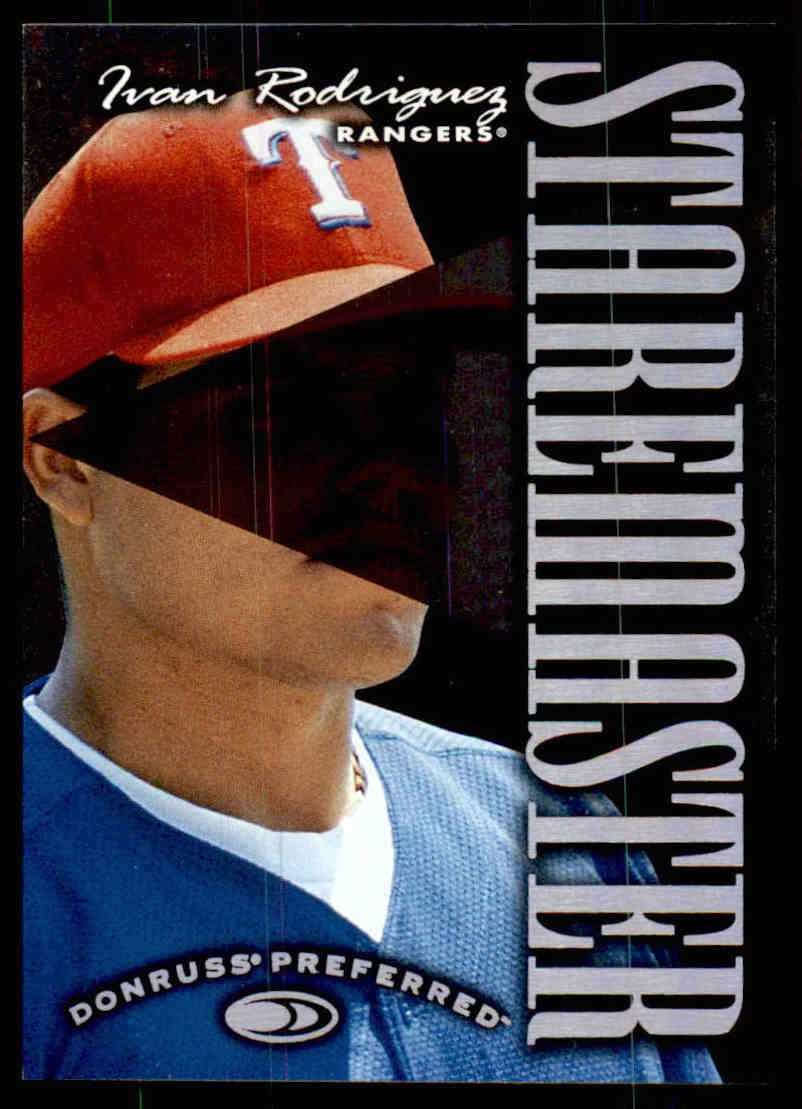 1997 Donruss Preferred #20 Ivan Rodriguez #/1500 Staremasters