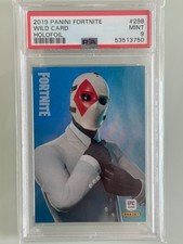 PSA 9 2019 Panini Fortnite Series 1 Holofoil Holo #298 WILD CARD USA 🇺🇸