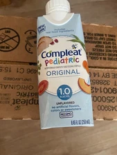 Nestle Compleat Pediatric 1.0 Original Unflavored 8.45oz. 24 Cartons