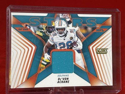 2025 Panini Score #SNJ-DAE - De'Von Achane Stars Of The NFL Jersey