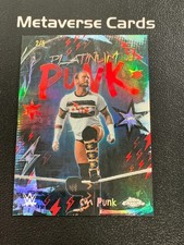 2026 Topps Chrome WWE Platinum Punk CM Punk 2/5 Red Refractor #PLP-11