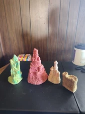 Mr. Sandman Vintage Real Sand Sculptures (5 In Total)