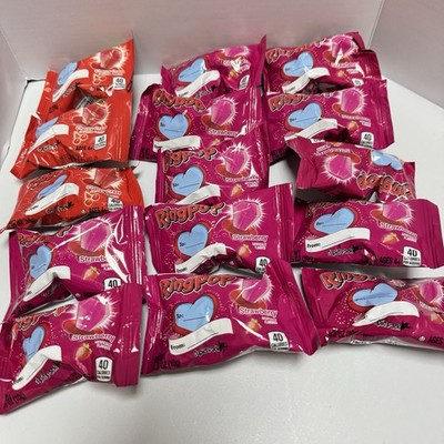 Ring Pop Valentines Exchange 15 Indiv Wrapped 12 Strawberry 3 Cherry Craze 07/27