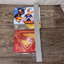 DC Comics, SUPERMAN Power Cape Set, Super Heroes Halloween Costume for Kids 4