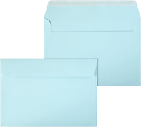20 BriefumschläGe Hellblau Din C5 16,2 X 22,9 Cm 120G Elegante UmschläGe A5 Kuve