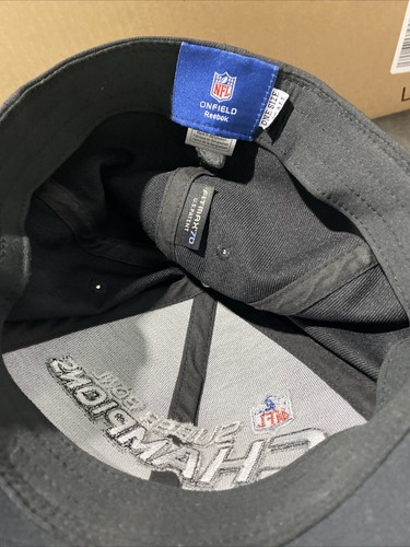 Reebok Green Bay Packers Fitted SUPER BOWL XLV CHAMPIONS HAT Cap - Picture 3 of 3