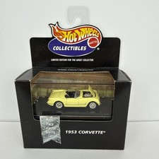 Hot Wheels Collectibles 1953 Corvette Yellow Limited Edition 1998 NIB Sealed