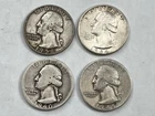 Washington Quarters - Lot of (4), 1940, 1945, 1958, 1964