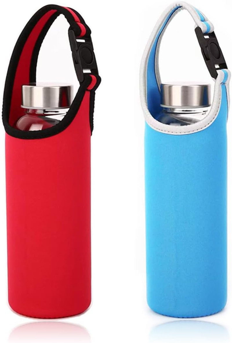 2 Pieces Water Bottle Carrier,  Neoprene Sleeve Cup Carrier 
