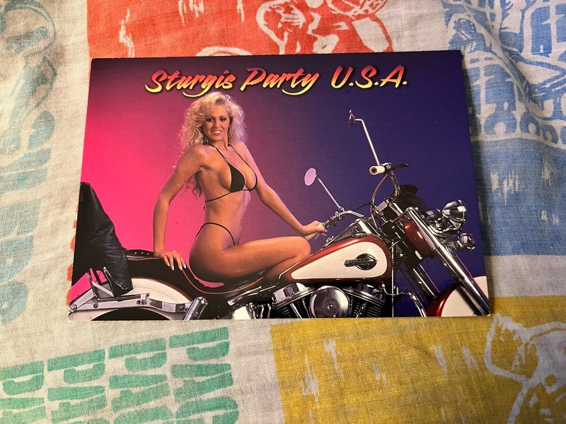 Vintage 90’s Bikini Postcard Julia Ann Blondage Porn Star  Adult Film Actress