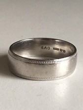 Platinum 7mm Band Ring