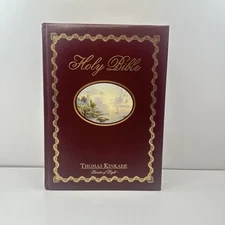 Thomas Kinkade Holy Bible Lighting the Way Home Family Marriage NKJV Red Letter