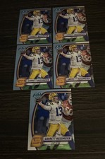 Lot (5) Garrett Nussmeier 2024 Bowman Chrome U Base LSU Tigers RC