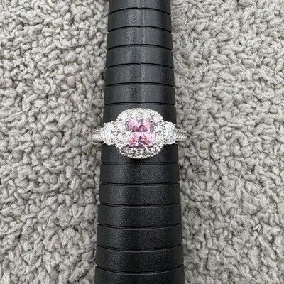 RSC R.S. Covenant Pink Cubic Zirconia & Crystal Ring Size 10