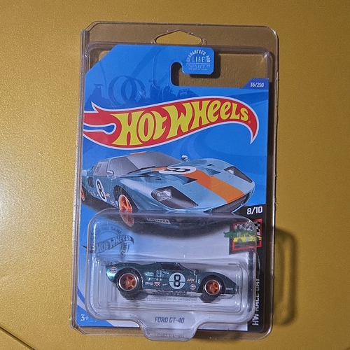 Hot Wheels Car Ford GT-40 Gulf 35 Blue Super Treasure Hunt and a mainline too - Picture 2 of 5