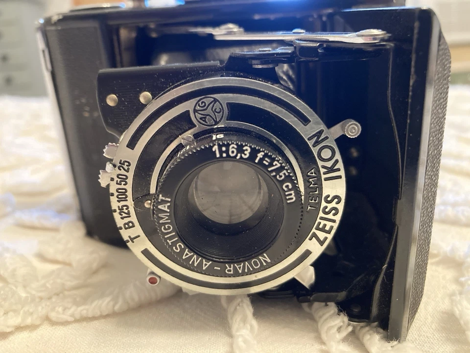 Пленочная камера Zeiss Ikon 515/2 Nettar 10,5 см/4,5 Novar Anastigamat ОТЛИЧНАЯ! Германия - Изображение 2 из 4