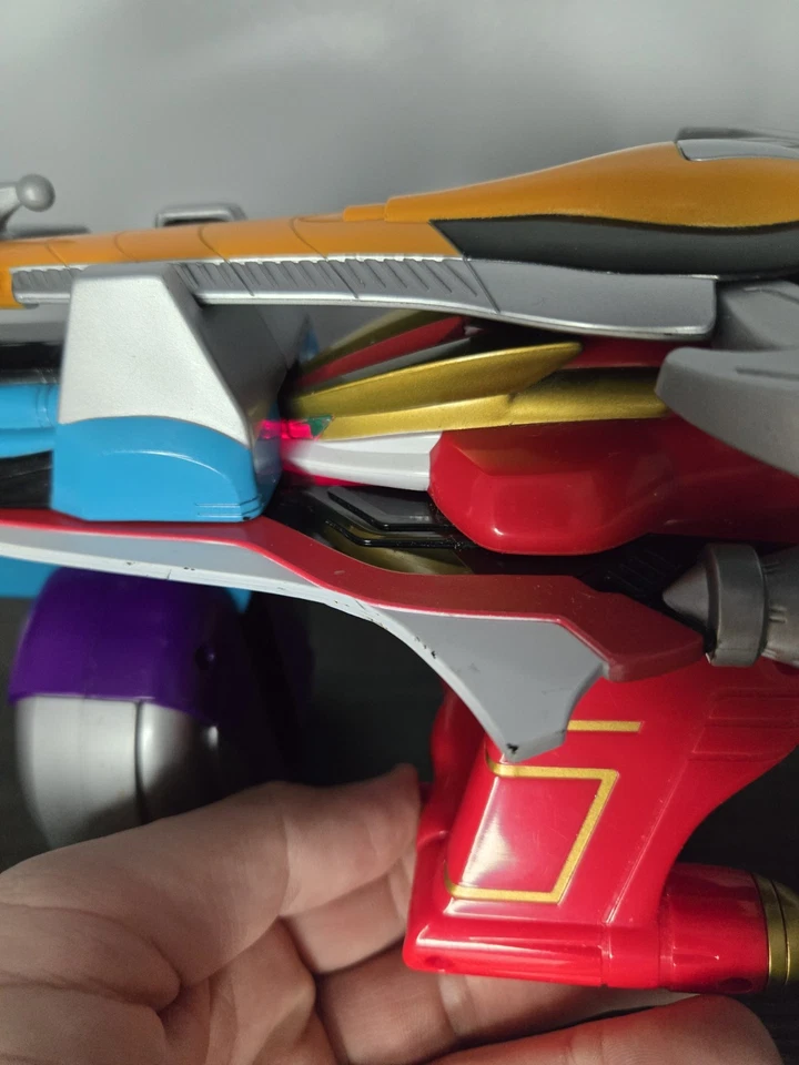 Power Rangers Wild Force Deluxe Jungle Blaster 100% COMPLETO probado! ¡Funciona! Foto 4 de 4