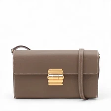 Hermès Chanières Togo Veau Madame Etoupe Gold Metal Fittings K: 2025