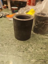 Size 1-1/4", Class 3,000, Forged Carbon Steel Black Pipe Coupling... 29JE87