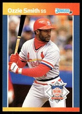 Ozzie Smith 1989 Donruss All-Stars #37 Cardinals MLB READ FREE SHIP AutographDen